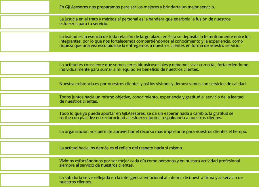 Filosofía GJL Asesores